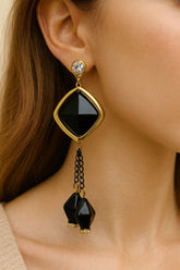 Fancy Earring-369 (Black)